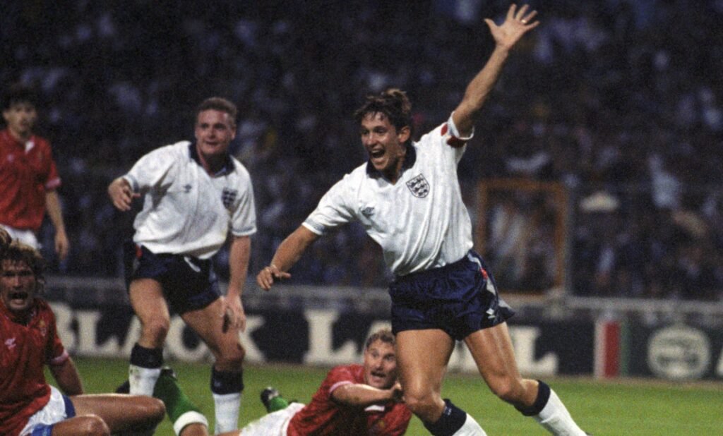 As a striker, he scored 48 times for England in 80 appearances