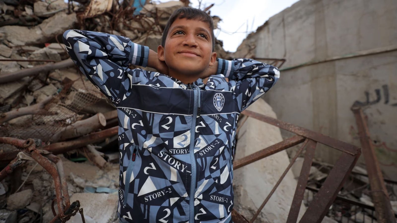 Gazan kids, like Zakaria, win hearts in the pulled BBC film (Amjad Al Fayoumi/BBC/Hoyo Films)
