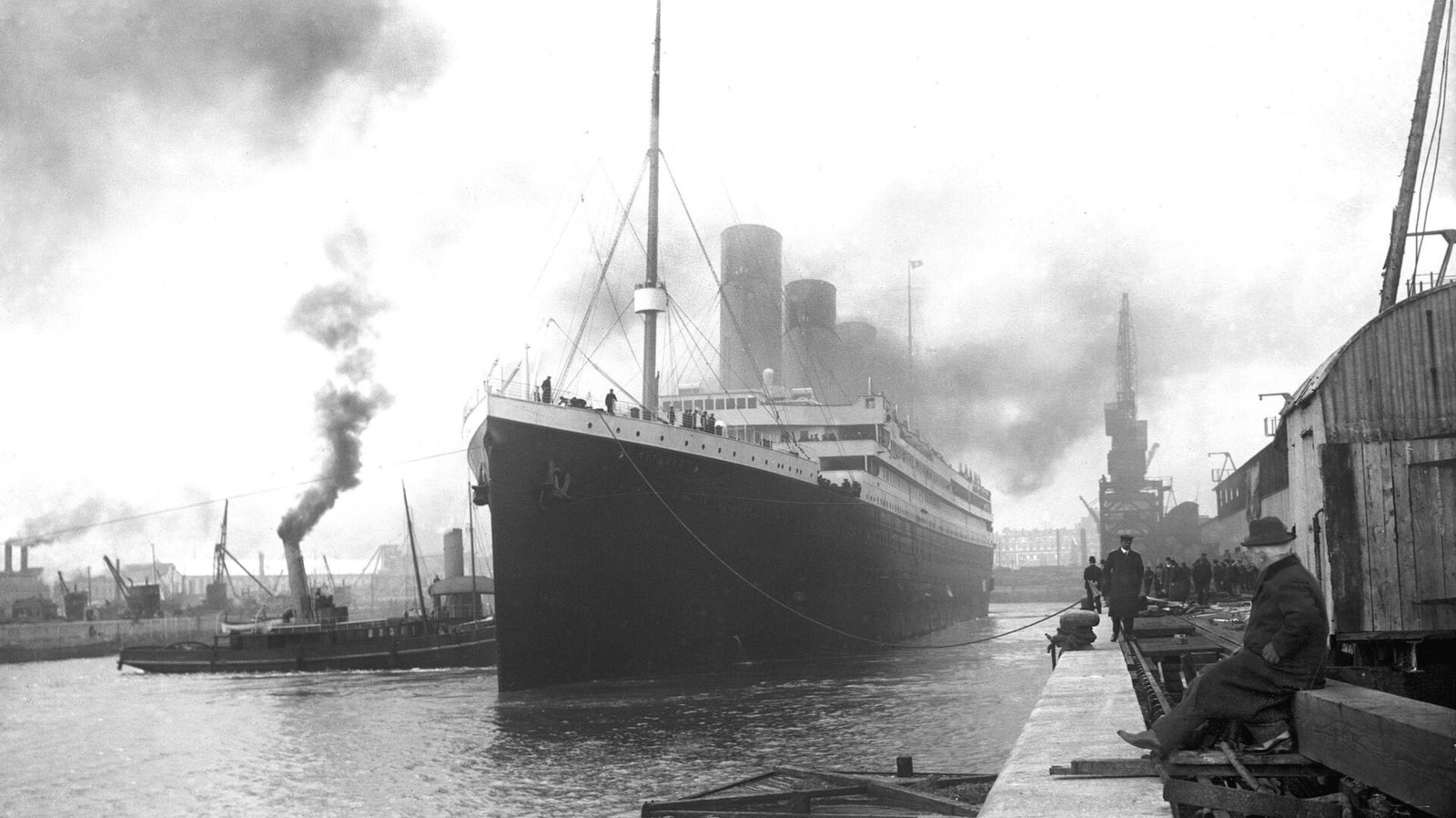 The Titanic in Port in Southampton, England