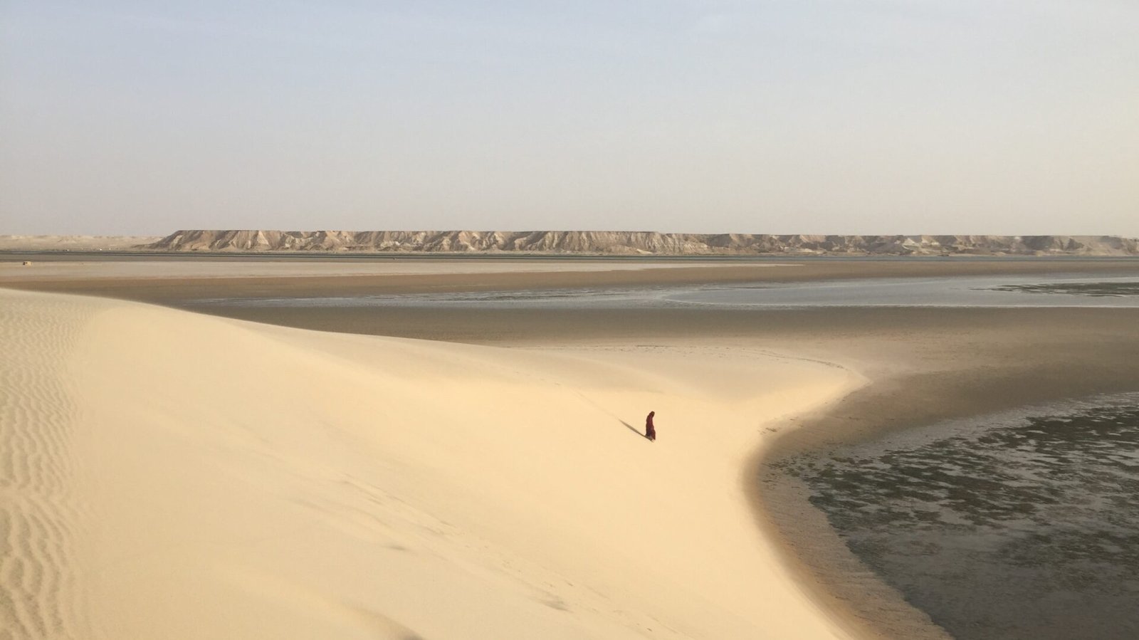 The eerie, deserted serenity of the White Dune, Dakhla